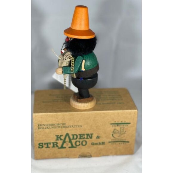 Kaden and Straco VINTAGE GmbH NIB German Wood THIEF Incense Smoker, 6 in tall - Picture 2 of 6